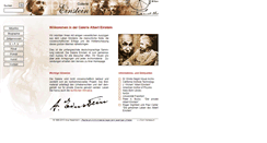 Desktop Screenshot of einsteingalerie.de